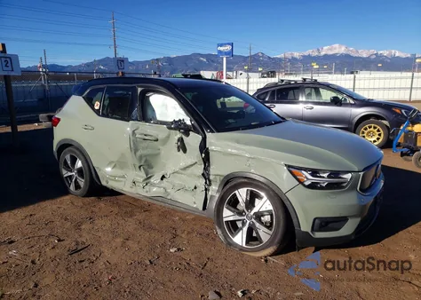 2021 Volvo Xc40 Recharge from USA, damaged, VIN YV4ED3UR3M2528210